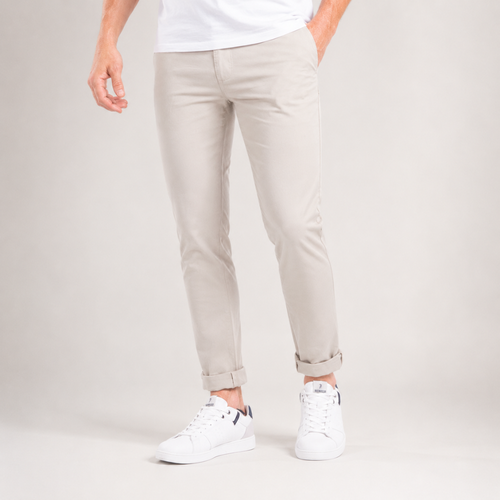 Pantalon en lin blanc cassé - Ruckfield - Modalova