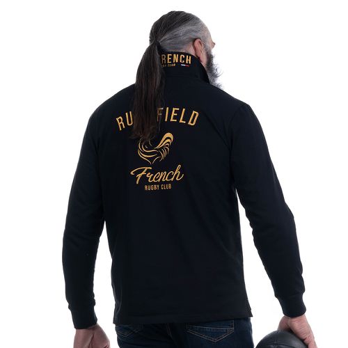 Polo Le French Rugby Club jersey manches longues noir - Ruckfield - Modalova