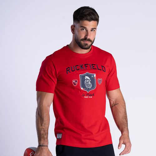 T-shirt French Rugby Club rouge - Ruckfield - Modalova