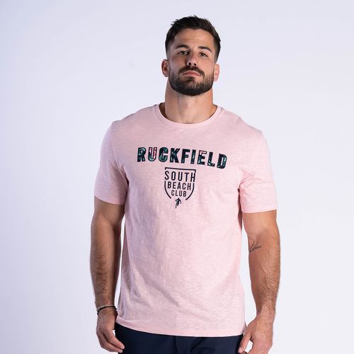 T-shirt rose Tropical à manches courtes - Ruckfield - Modalova