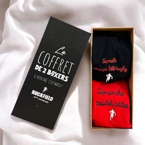 Boîte 2 boxers / rouge DEFECTUEUX - Ruckfield - Modalova