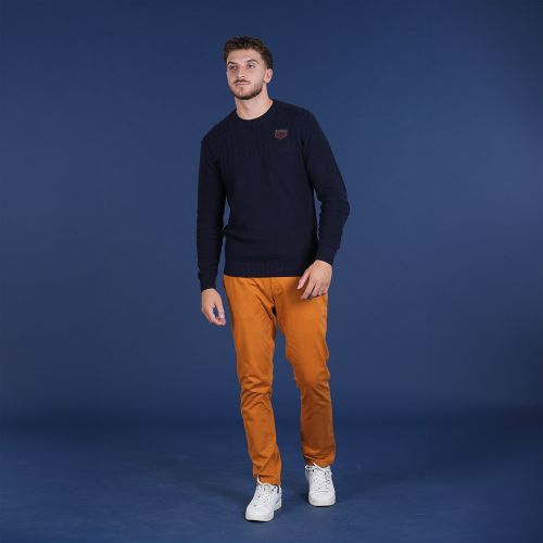 Pantalon chino moutarde essentiel - Ruckfield - Modalova