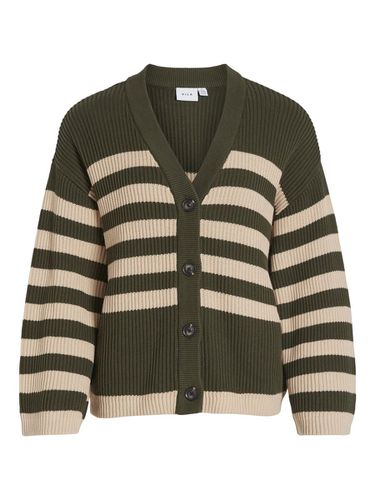 Manches Longues Cardigan En Maille - Vila - Modalova