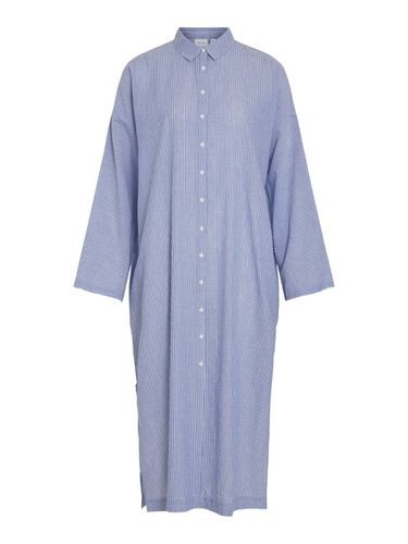 Longue À Manches Longues Robe-chemise - Vila - Modalova
