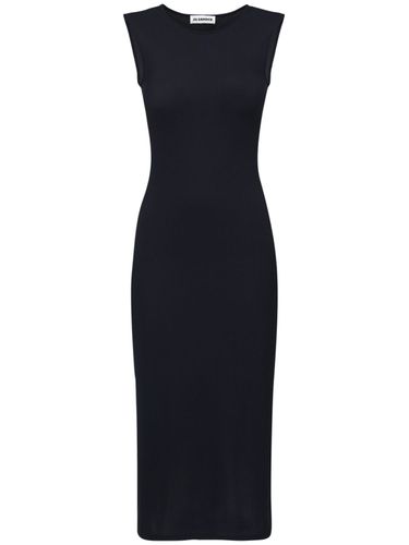 Robe Mi-longue En Jersey Stretch - JIL SANDER - Modalova