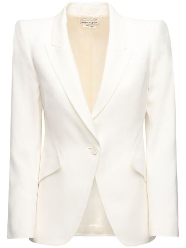 Blazer En Viscose Mélangée - ALEXANDER MCQUEEN - Modalova