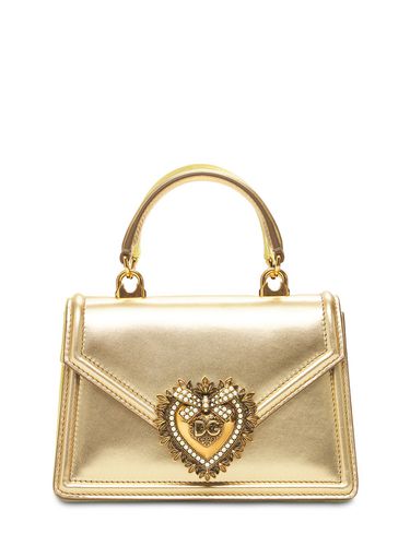 Sac Mini En Cuir Laminé Devotion - DOLCE & GABBANA - Modalova