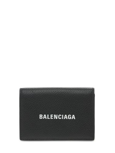 Portefeuille En Cuir À Logo - BALENCIAGA - Modalova