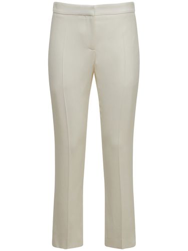 Pantalon Droit En Viscose Mélangée Taille Haute - ALEXANDER MCQUEEN - Modalova