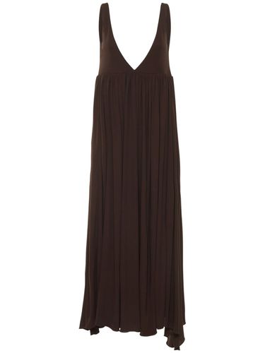 Robe Longue En Crêpe De Jersey De Viscose Layas - KHAITE - Modalova