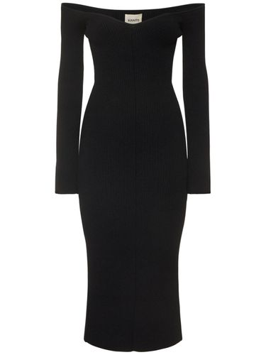 Robe Midi En Viscose Stretch Pia - KHAITE - Modalova