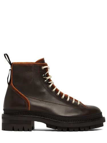 Bottes En Cuir Brossé Utility - DSQUARED2 - Modalova