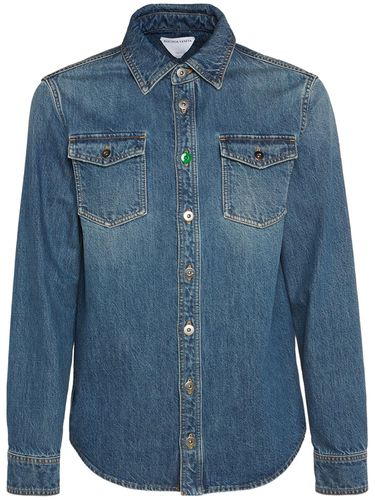 Chemise En Denim Délavé - BOTTEGA VENETA - Modalova