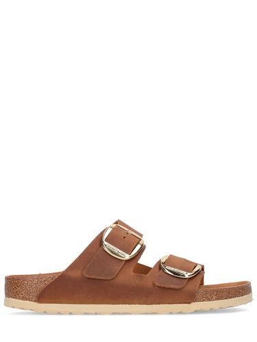 Sandales En Cuir Huilé Arizona Big Buckle - BIRKENSTOCK - Modalova