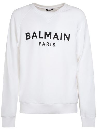 Sweat-shirt Avec Logo Imprimé - BALMAIN - Modalova