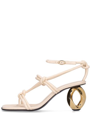 Sandales En Cuir Détail Talon Chaîne 75 Mm - JW ANDERSON - Modalova