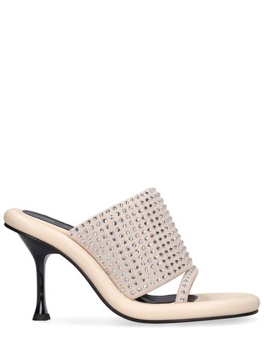 Mules En Cuir Et Cristaux Bumper 90 Mm - JW ANDERSON - Modalova