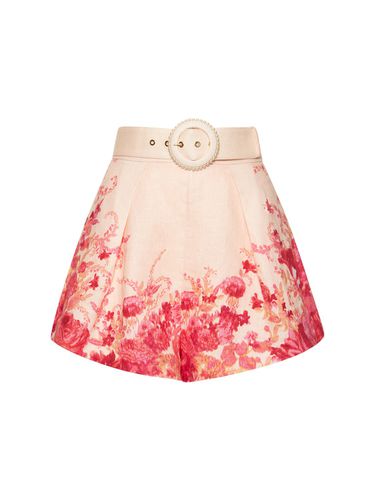 Short En Lin Imprimé High Tide Tuck - ZIMMERMANN - Modalova