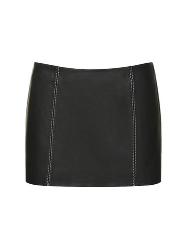 Jupe Courte En Cuir Taille Basse Veda Veranda - REFORMATION - Modalova