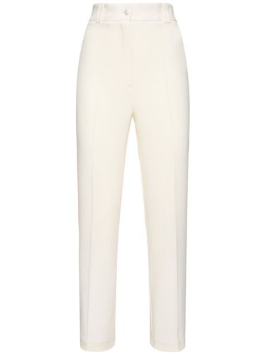 Pantalon Droit En Cady Loulou - HEBE STUDIO - Modalova