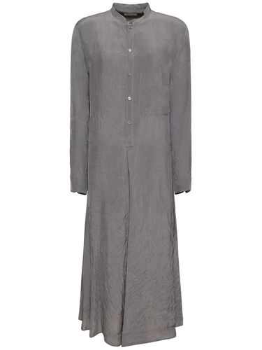 Robe Chemise Midi En Viscose À Col Gousset - LEMAIRE - Modalova