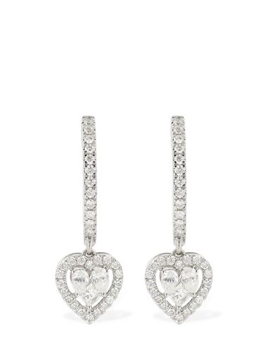 Boucles D'oreilles En Diamants Et Or 18 K Magia - SALVINI - Modalova