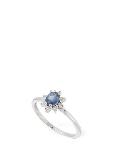 Bague En Saphir Et Diamants 18 K Rugiada - BLISS - Modalova