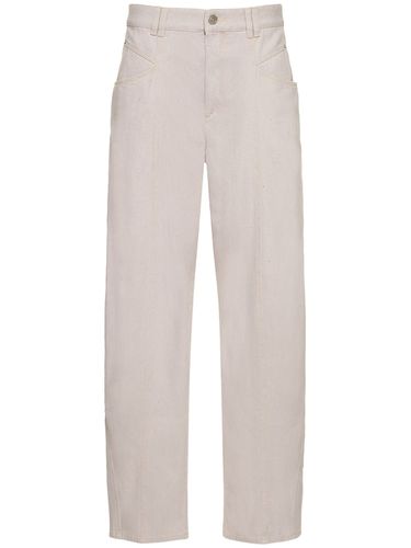 Pantalon Droit En Denim De Coton Vetan - ISABEL MARANT - Modalova