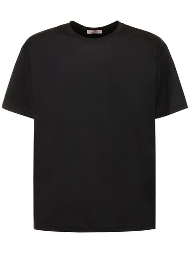 T-shirt En Jersey De Coton - VALENTINO - Modalova