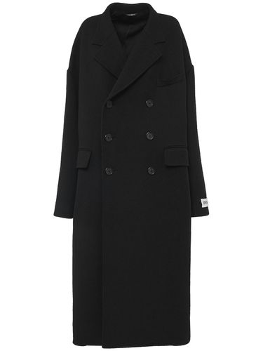 Manteau Long En Laine À Double Boutonnage - DOLCE & GABBANA - Modalova