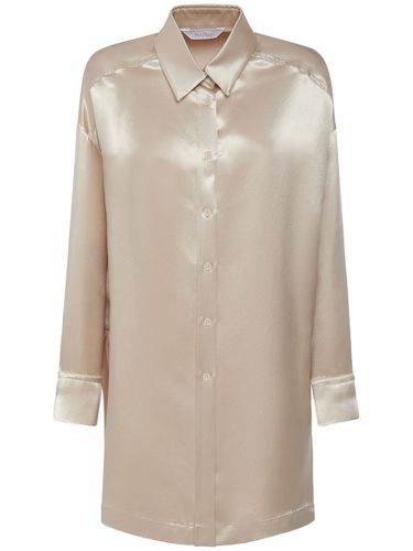 Chemise Oversize En Satin Bacio - MAX MARA - Modalova