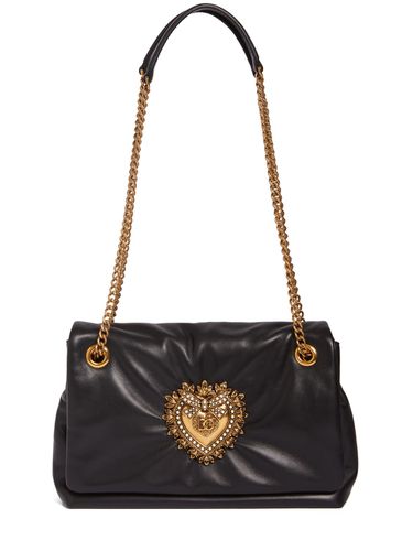 Petit Sac En Cuir Nappa Souple Devotion - DOLCE & GABBANA - Modalova