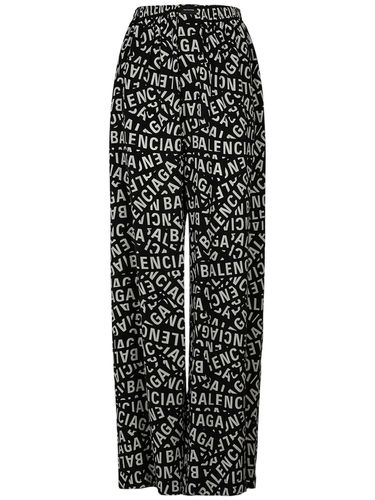 Pantalon De Pyjama En Cupro Et Viscose - BALENCIAGA - Modalova