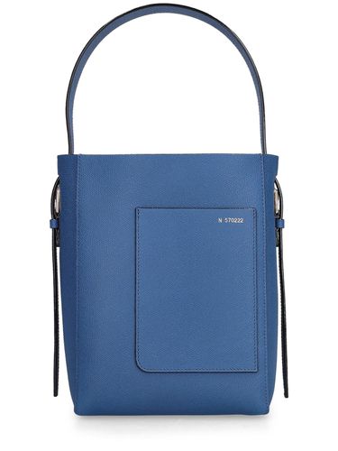 Petit Sac Cabas En Cuir Grainé Souple Bucket - VALEXTRA - Modalova