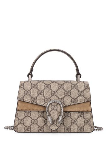 Sac Porté Épaule En Toile Super Mini - GUCCI - Modalova