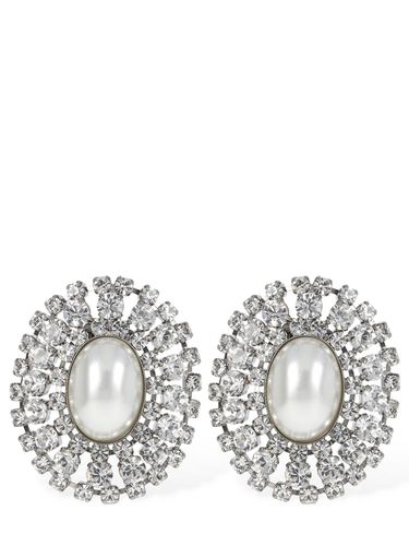 Boucles D'oreilles En Cristaux Et Fausses Perles - ALESSANDRA RICH - Modalova