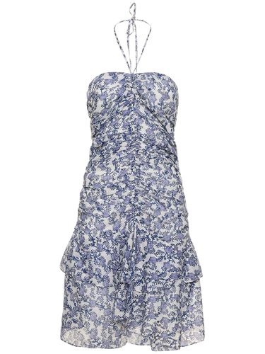 Robe Courte En Coton Floral Ilanka - MARANT ETOILE - Modalova