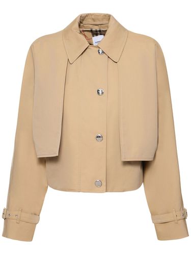 Surchemise Courte En Gabardine De Coton Pippa - BURBERRY - Modalova