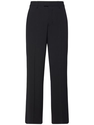 Pantalon Évasé En Laine Et Viscose Gaspar - ANN DEMEULEMEESTER - Modalova