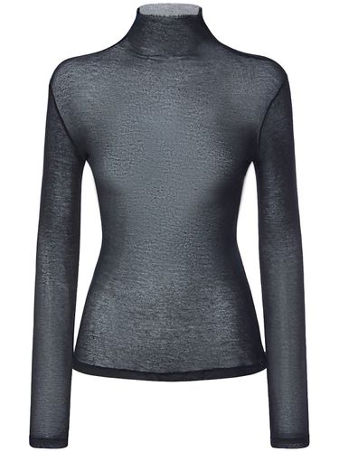 Pull En Maille Transparente À Col Montant Kaisu - ANN DEMEULEMEESTER - Modalova