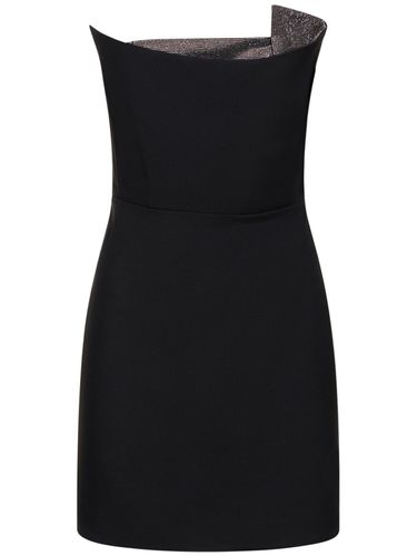 Robe Bustier Courte En Laine Et Soie - ROLAND MOURET - Modalova