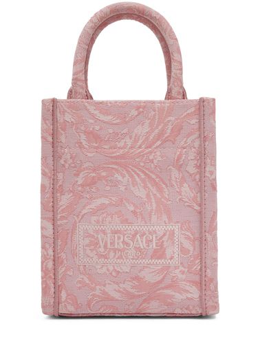 Sac Cabas Mini En Jacquard Barocco - VERSACE - Modalova