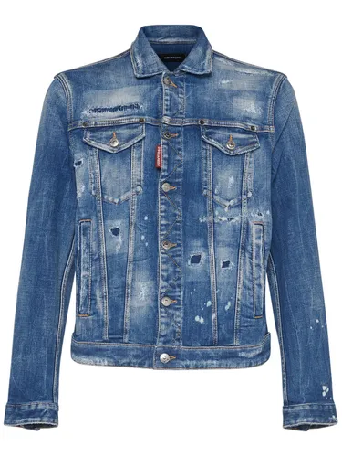 Veste Dan Jean En Denim - DSQUARED2 - Modalova