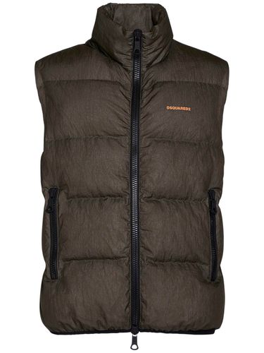 Gilet Rembourré En Nylon À Logo - DSQUARED2 - Modalova