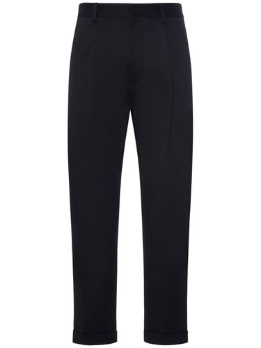 Pantalon Plissé En Coton Stretch - DSQUARED2 - Modalova