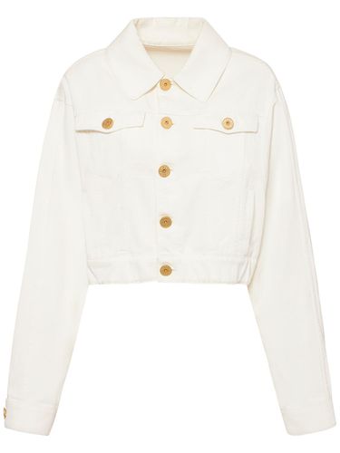 Veste Courte En Denim - BALMAIN - Modalova