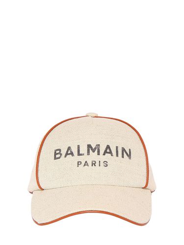 Casquette En Toile B-army - BALMAIN - Modalova