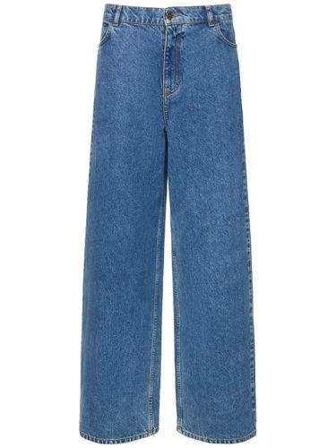 Jean Ample En Denim De Coton Taille Basse - PHILOSOPHY DI LORENZO SERAFINI - Modalova