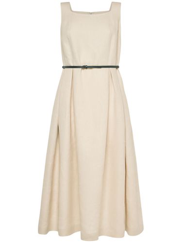 Robe Midi Sans Manches En Lin Cipro - 'S MAX MARA - Modalova