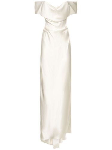 Robe Longue En Satin De Soie Nova Cocotte - VIVIENNE WESTWOOD - Modalova